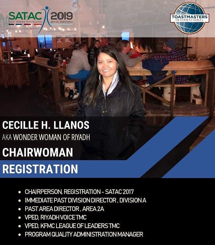 satac2019's tweet photo. We are honored to present the most dynamic committee chairwomen of SATAC 2019 #satac2019 #SaudiArabia #toastmasters #committee #whereleadersaremade https://t.co/bgJSy5eOGU