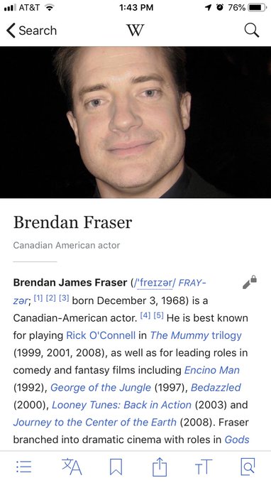 Brendan Fraser’s Birthday Celebration | HappyBday.to
