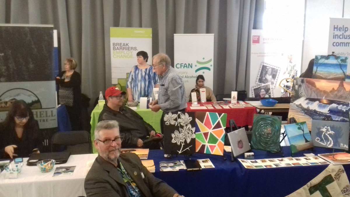 CalgaryIDPD's tweet photo. Thank you to @calgarylibrary for being welcomig and accomodating as we celebrate #CalgaryIDPD2018 https://t.co/4DlevjjYlS