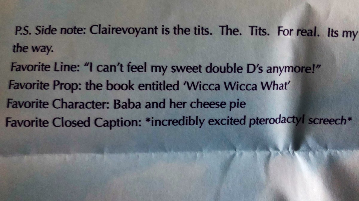 Thanks for the feedback @PrincessSara44! We’re so glad you like the show! Your turn fellow #Cosmonaughties! What are your favourite lines, props, and characters?! 💜