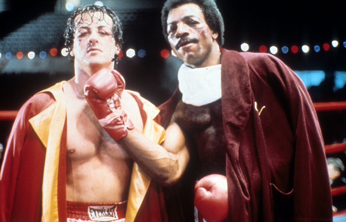BleacherReport's tweet photo. “Rocky” released 42 years ago today

Sylvester Stallone wrote the script in three days after watching Muhammad Ali vs. Chuck Wepner https://t.co/ZufDvNNyp4