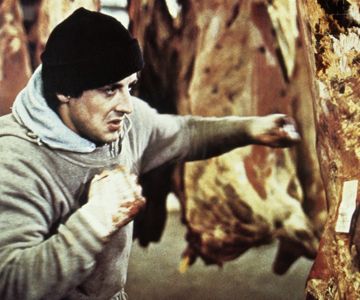 BleacherReport's tweet photo. “Rocky” released 42 years ago today

Sylvester Stallone wrote the script in three days after watching Muhammad Ali vs. Chuck Wepner https://t.co/ZufDvNNyp4
