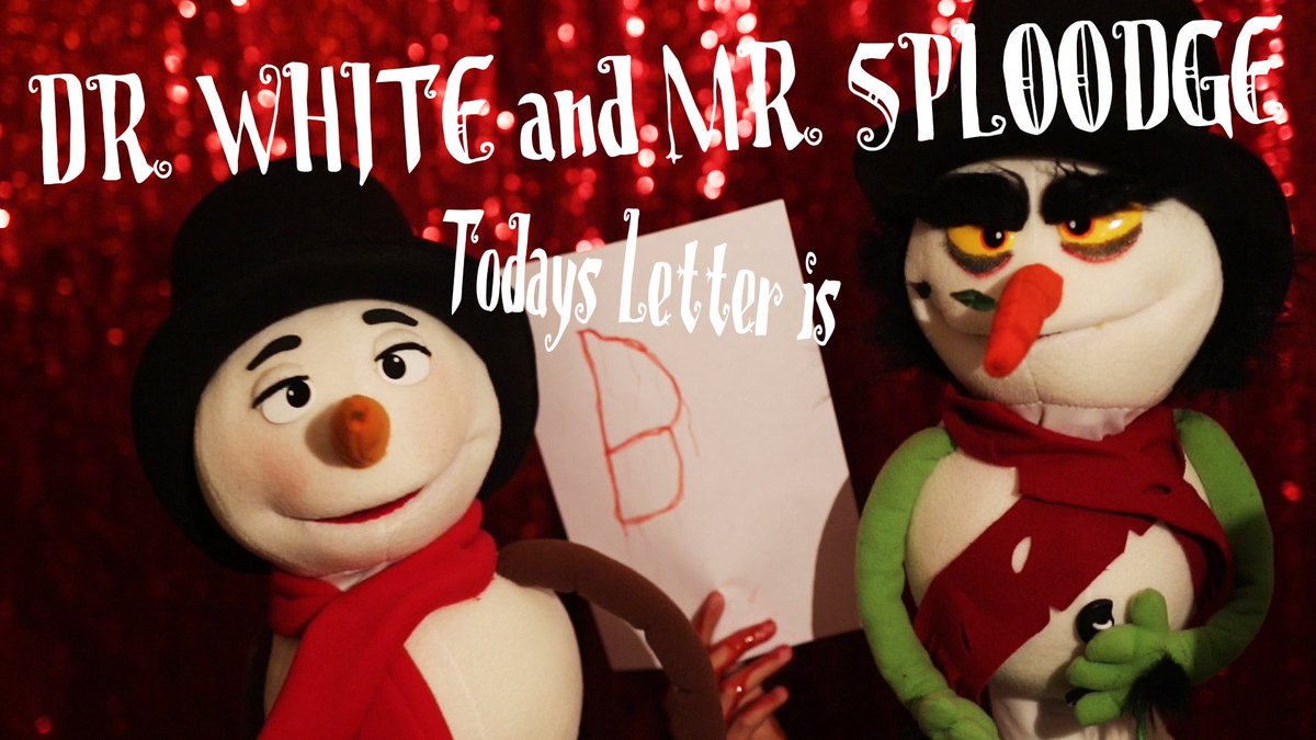 DarkDreamline's tweet photo. Hope your enjoying the Letter B with Dr. White and Mr. Sploodge!!! @JamesCrowFilm @Nightmare34thSt https://t.co/aUJUsdgYEG