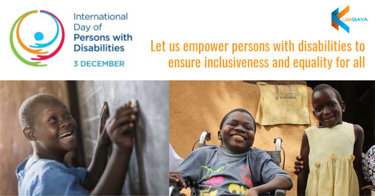 Kumbaya_Inc's tweet photo. Today is the 26th Annual International Day of Persons with Disabilities - a day to recognize the contributions that persons with disabilities make to our society, our country and the world. Join Kumbaya in celebrating this important day! #IDPD2018 #ConnectTheUnconnected #zeroXess https://t.co/LufoXKuR4w