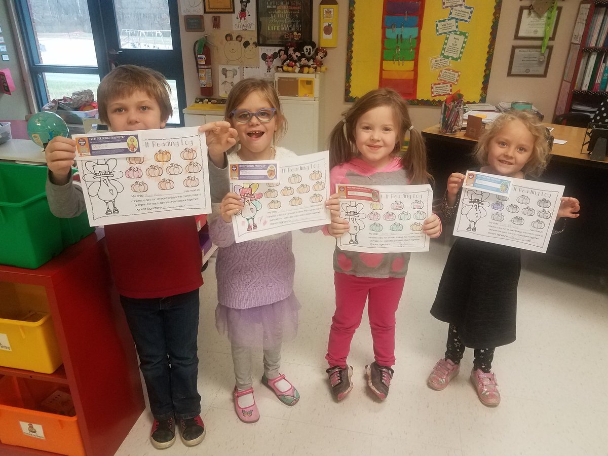 MrsSnyder_kdg's tweet photo. These students earned a free pizza from Pizza Hut for meeting their reading requirements during the month of November! 
@pizzahut @bookitprogram @TigersTruman https://t.co/9SiavKz1sP
