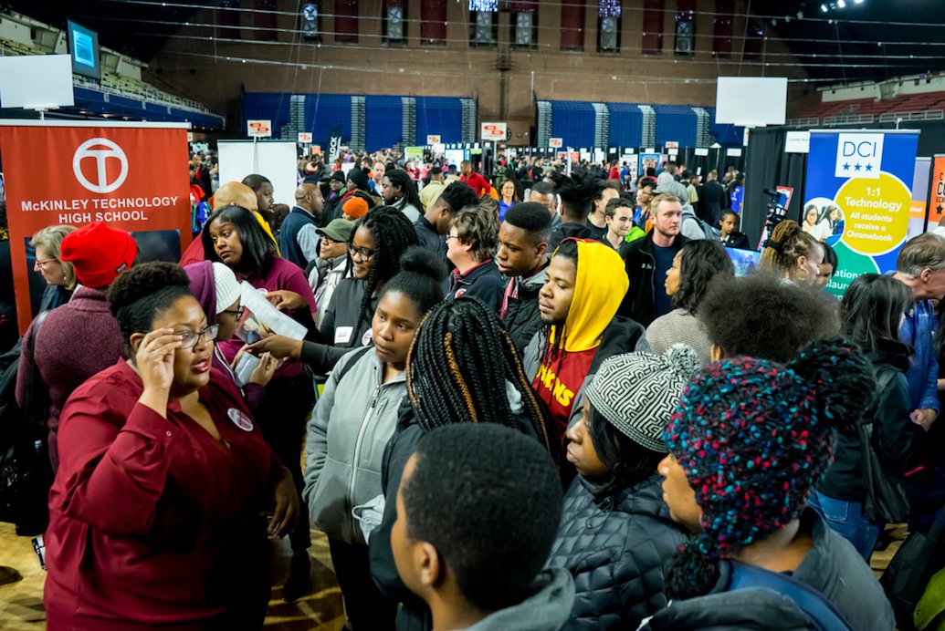 MySchoolDC's tweet photo. Get ready to rise and shine tomorrow morning for #EdFEST18! ☀ 🍎
Take advantage of the over 200 DC schools in attendance – chat with students, alumni, teachers, & staff about what each school can offer your child. Visit https://t.co/KVs3UKmxpa for info. https://t.co/CG7pX4nL0B