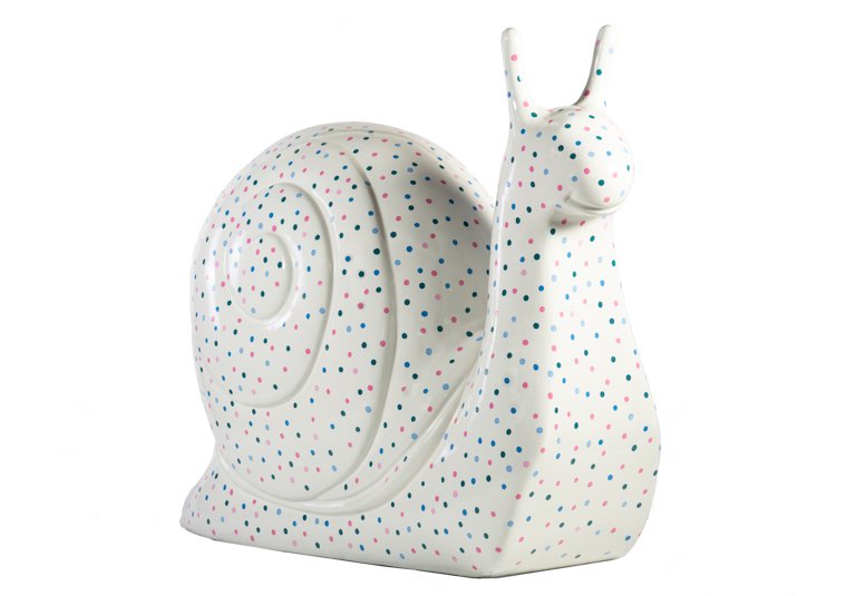 shaunbythesea's tweet photo. Dotty is sold! Raising £2800. Did you know the 1,505 dots on Dotty each represent a person Martlets has cared for in a single year #BeMoreSnail https://t.co/N4PTdWBWcW