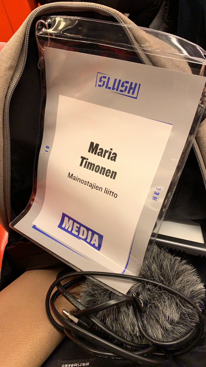 Maria_Timonen's tweet photo. Ekaa kertaa mediapassilla ja eka kertaa Slushissa. Vinkkejä? #slush18 https://t.co/IgiQzrV8tS