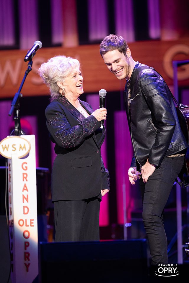opry's tweet photo. 🚨 🚨🚨 🚨 🚨🚨 

CUTENESS OVERLOAD! ☺️ @MichaelTyler93 #ConnieSmith #Opry https://t.co/YAy19m8Wzl