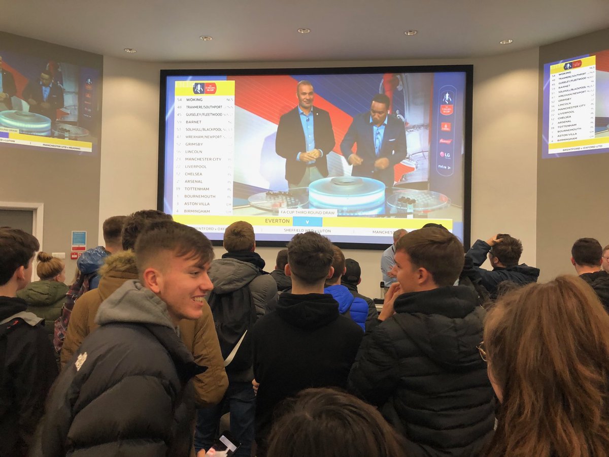 henrywinter's tweet photo. Watching #FACupDraw with students ⁦@DerbyUni⁩ https://t.co/RpPfyee5gH