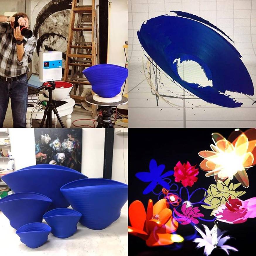 Mohawkengtech's tweet image. Mohawk College Mechanical Engineering Professor Robert Gerritsen, 3D scanning some ceramic objects for Christopher Reid Flock for an upcoming show at the Hamilton Art Gallery - these objects will be presented in virtual reality.  bit.ly/2KS5x8K