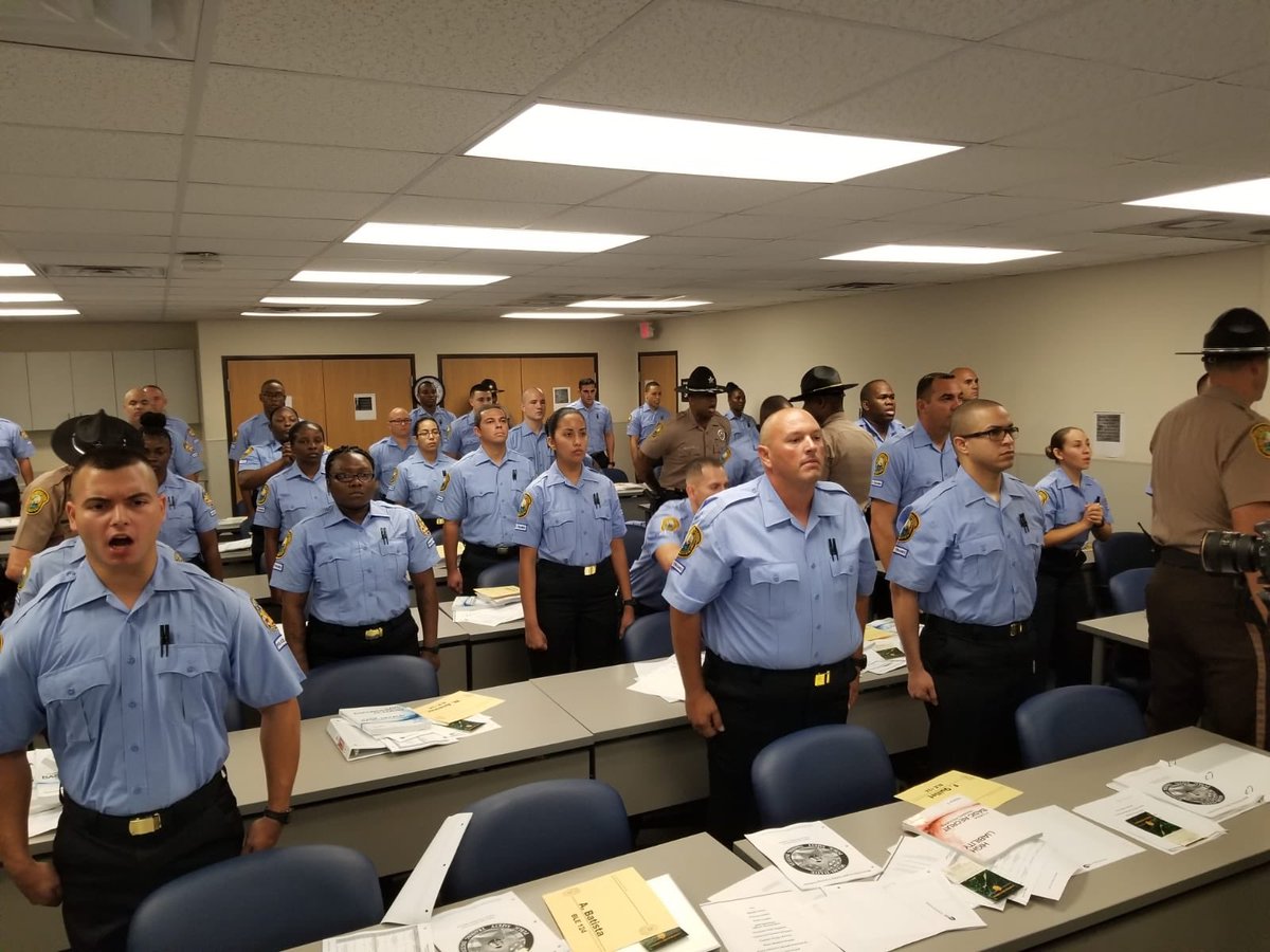MiamiDade_SO's tweet photo. Today is the first day of training for #BLE124! The 49 trainees will spend the next 9 months learning the skills, knowledge and core values necessary to protect and serve you. #MondayMotivation https://t.co/n8BOVmQjfn
