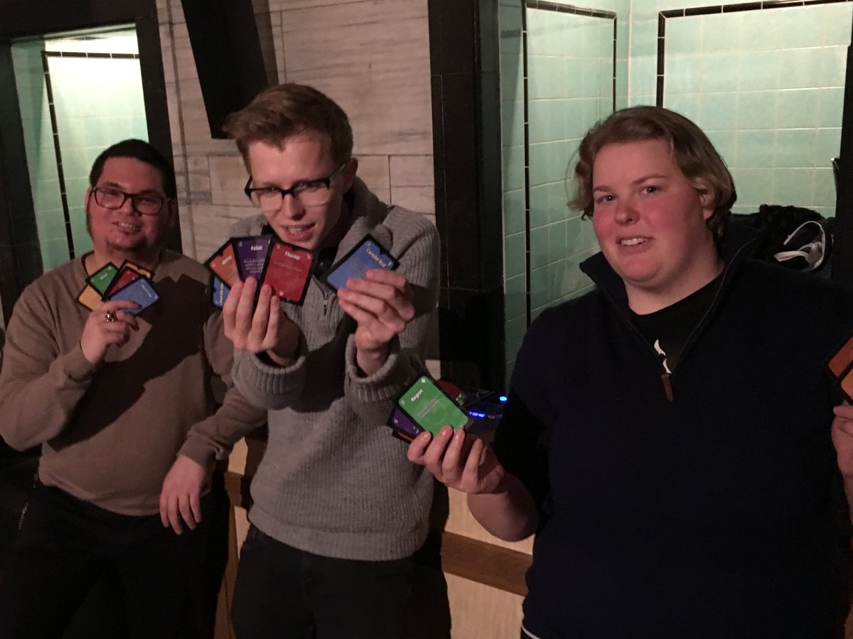 yatzoid's tweet photo. The first test of the prototype kit at #GamersGetTogether, @heleneisbored was today's winner with 148 points! We will be back next month to see if anyone can beat that score! #boardgames #gamedev https://t.co/Rsrpdn6xuo