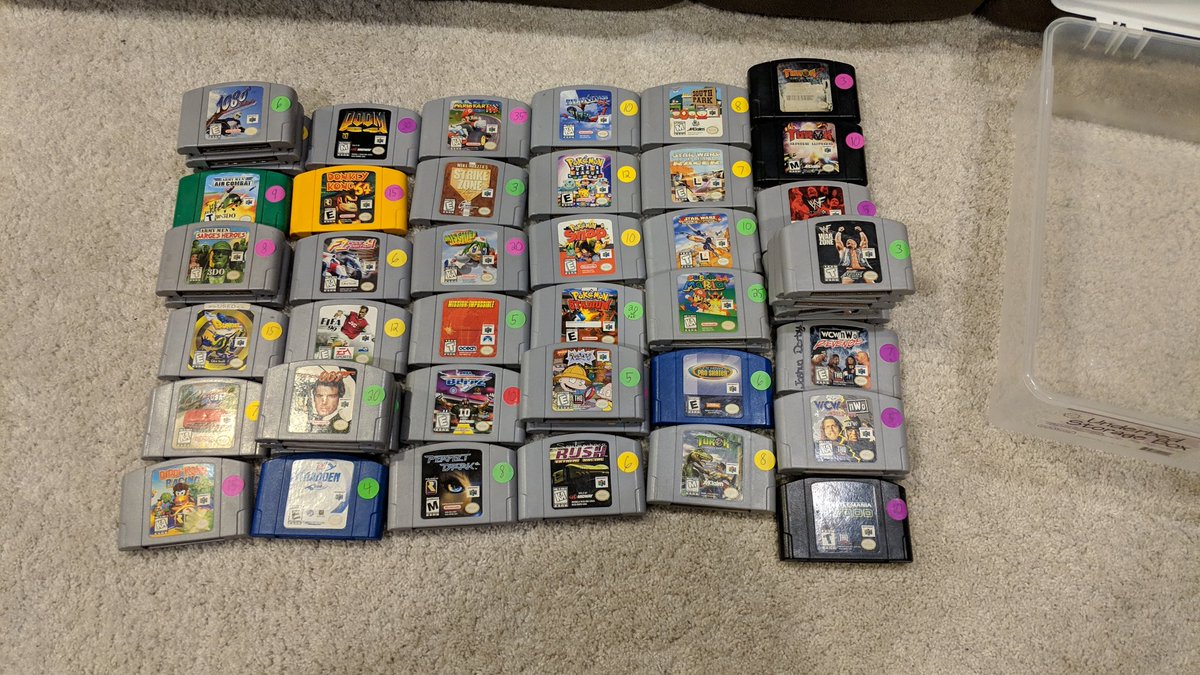 GamesByTeeohh's tweet photo. Nintendo 64 games for sale! Please inquire within! Thank you! #GamesByTeeohh https://t.co/MrX11cylQv