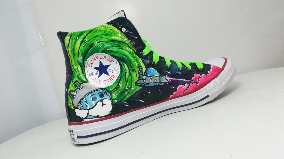 converse rick and morty
