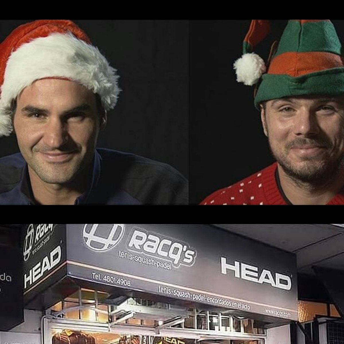 RacqsDeportes's tweet photo. Navidad...en Racqs Deportes  Cabello 3386 Palermo Encordados Pelotas Raquetas tenis Squash pádel natación y mucho más!!! https://t.co/Fd2Lgal9Jb