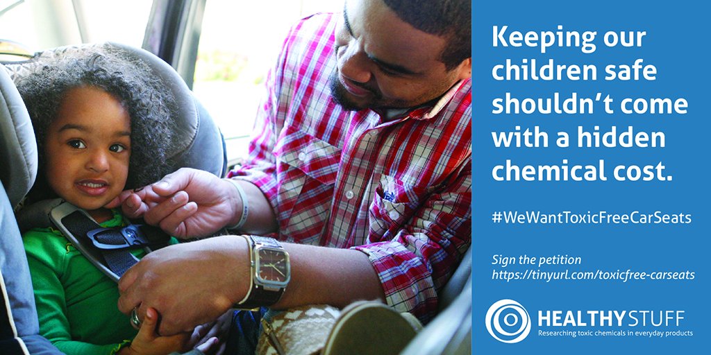 CleanHealthyNY's tweet photo. Car seats contain toxic chemicals as flame retardants, but some companies are making progress. @Ecology_Center found 3 seats that are FR-free, but 83% of tested seats still contain the harmful chemicals. #GettingReady4Baby #CarSeatDetox Sign the petiton: https://t.co/hvvHHzKqkv https://t.co/m8yPQuZFYt