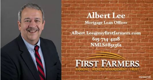 mackgarvin's tweet photo. Help me in Welcoming Albert to our First Farmers Bank Mortgage Family.
If you are in need to finance your new home or refinance your current one, give Albert a call 615-417-4218. https://t.co/cw6VNIX1Gj