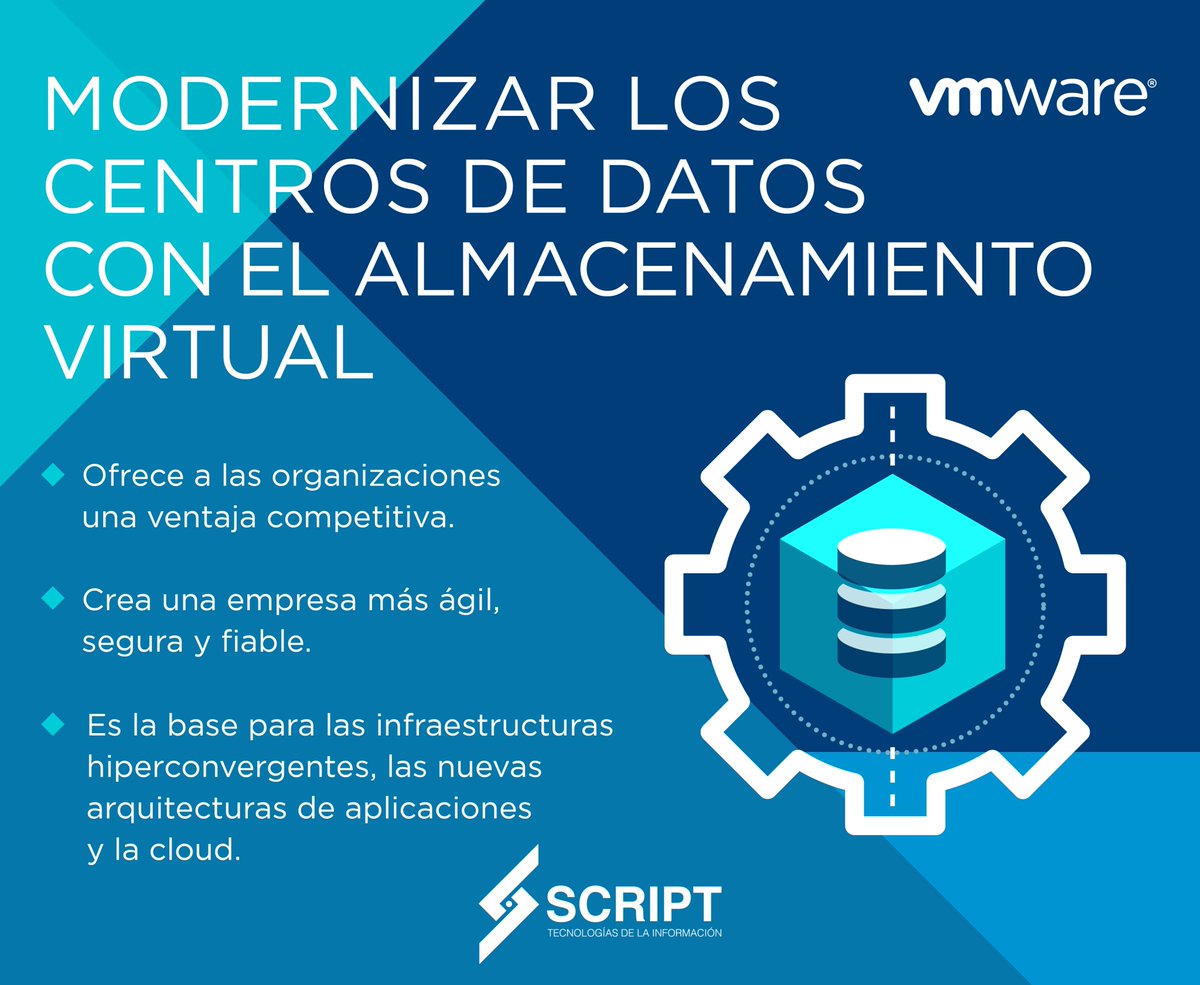 ScriptMx_Mx's tweet photo. ¿Y tú, ya conoces los tres motivos por los que debes de utilizar soluciones de almacenamiento virtual como vSan?: https://t.co/htlozlpMTW
#discovervSAN66 #vSan #VmWare #ScriptMX https://t.co/Kqq3jvEwwI