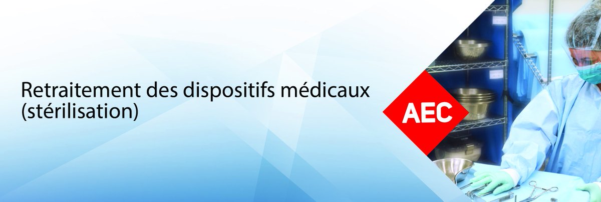 Il reste encore quelques places dans l’AEC en Retraitement des dispositifs médicaux qui démarrera le 21 janvier prochain. Prochaine rencontre d’information : le 6 décembre en ligne et sur place le 13 décembre. Pour informations : bit.ly/2Oh61Fv