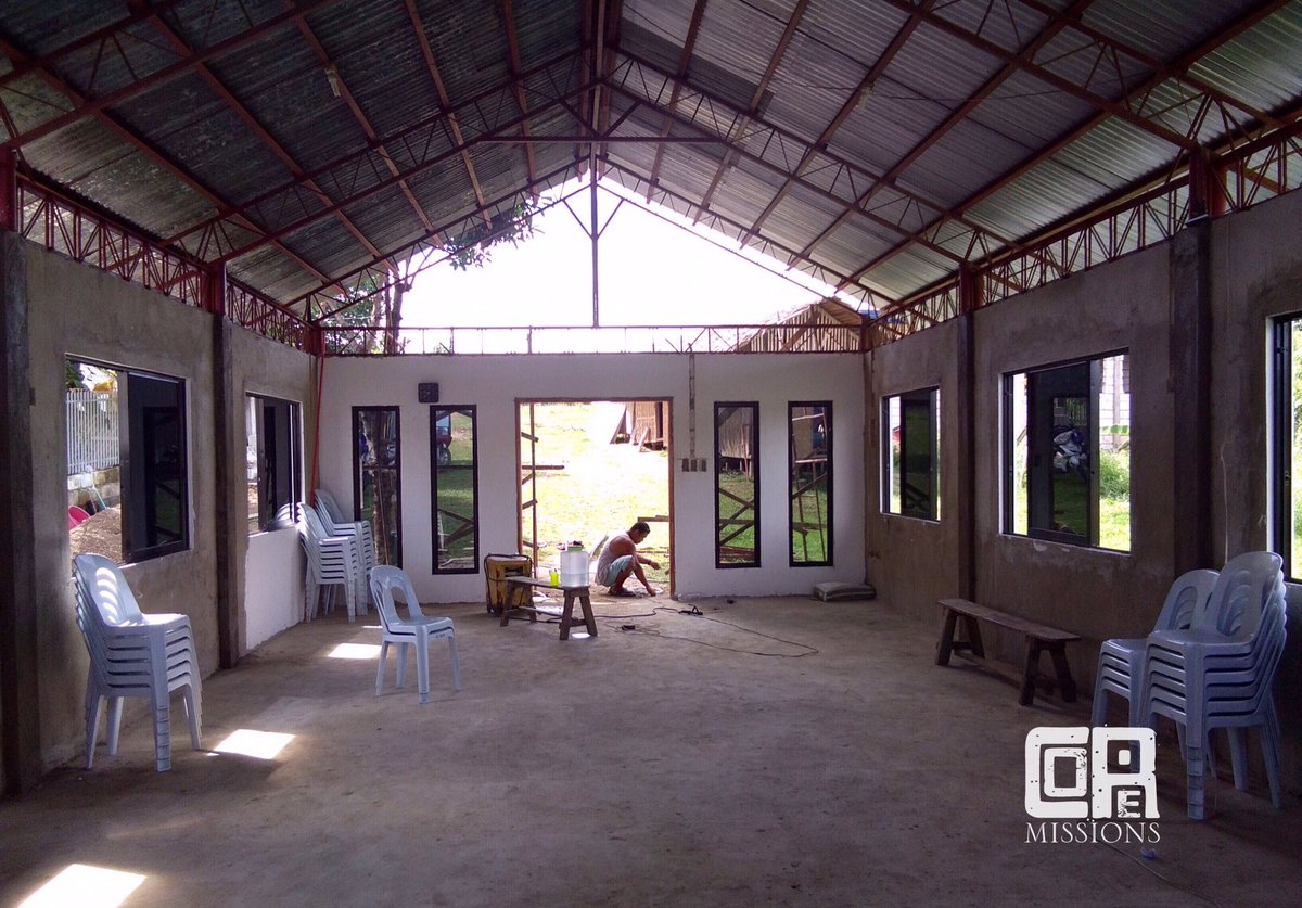 CORE_Missions's tweet photo. An update has been sent to us by one of our national pastors in the Philippines. The construction on Pastor Rackson Suico's church in Ubay is coming along beautifully. 

Please pray with us for God's provision in the completion of this project. #CORE #COREMissions https://t.co/bJxYQBZSpH