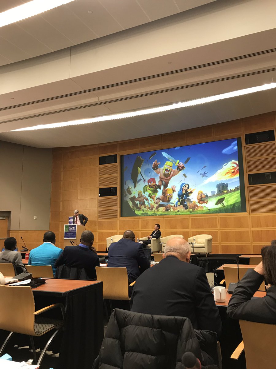 SpencerMParson1's tweet photo. Only @oldmancounting could connect #clashofclans to effective public financial management and resource management! #ICGFM2018WINTER @Chemonics @icgfm https://t.co/zQGVQY0VBW