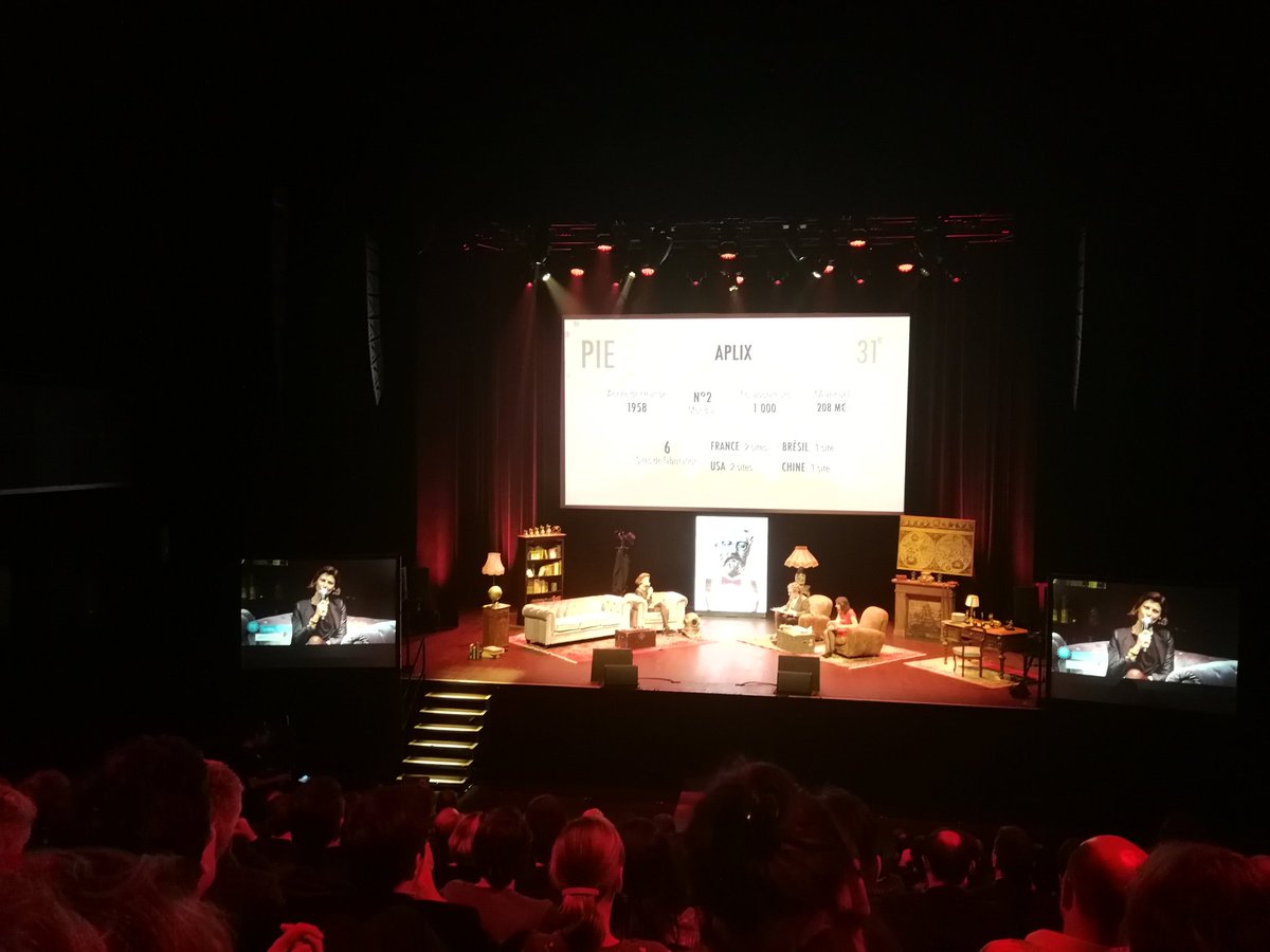 MarionFaceB's tweet photo. Sandrine Pelletier, dg Aplix, lauréate du @PrixImage : casser les silos et mettre l humain au cœur de tout. Celui qui fait souvent sait. Bravo ! #Pie2018 @DirigeantsResp https://t.co/oGvcyqtIv4