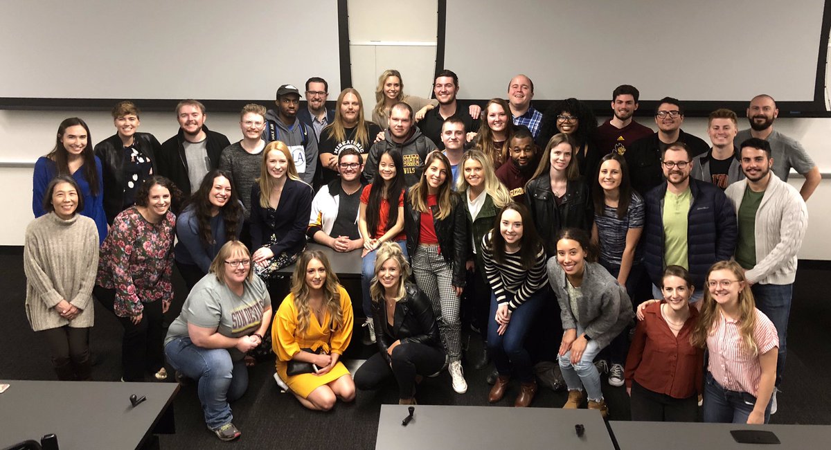 lancial4's tweet photo. That’s a wrap on #MCO502 #bootcamp for the new @Cronkite_ASU grad students. Great semester! Photo by the husband @iamjimtuttle https://t.co/4OPwoGRDIW