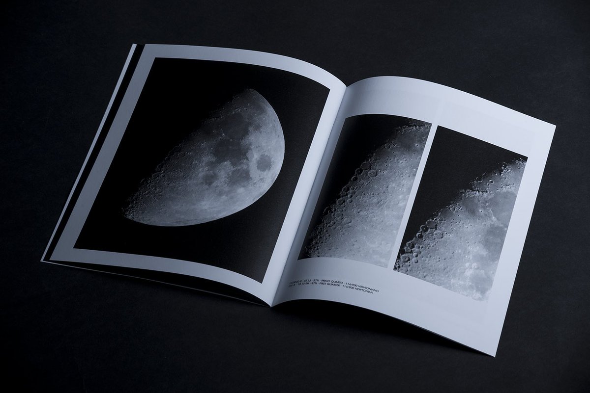 titlepress's tweet image. MOON by Rosa Tedesco. An optimal odyssey covering the many phases and perspectives of a lunar landscape — in the form of a pop-out paper book, calendar &amp;amp; collector’s item. available online 1/1. #titletext