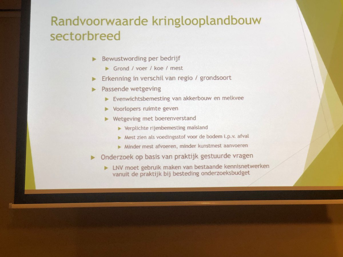Melkveehouder Bouke Meijer heeft een aantal hele heldere tips voor de sector en voor ⁦<a href="/minlnv/">Minlvvn</a>⁩ vanuit de praktijk #kringlooplandbouw