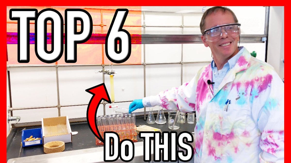 MinuteSynthesis's tweet photo. 🔴 NEW VIDEO! TOP 6 Tricks to do the PERFECT Column Chromatography 
https://t.co/wKO7lyii3y https://t.co/SAzxdrxspG