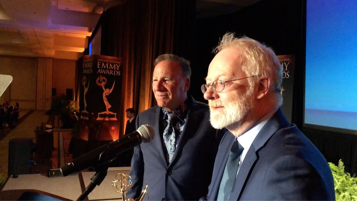 stew_tv's tweet photo. Kid Stew won five 2018 EMMY ® Awards at the 42nd Annual @SuncoastEmmys! All four season 1 episodes were recognized in the “Children/Youth/Teens” program category, and cast member Armando Bernal IV was recognized in the “Talent: Performer/Narrator” category! @1jamespatterson https://t.co/0JbKMaZn2S