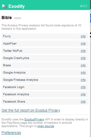 l1twit's tweet photo. @zackwhittaker @om As it turn out god is also a data leaker to 3 party toxic trackers @ExodusPrivacy #exodify https://t.co/DGMmE1YuQH