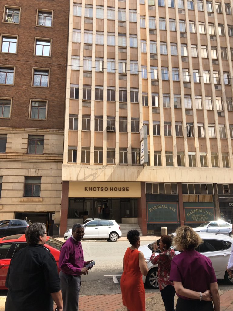 einartjelle's tweet photo. Visiting friends in South African Council of Churches, 30 years after apartheid govt bombed Khotso House https://t.co/NT61o1Lxkc Good discussions with the leadership. The Pilgrimage of justice and dignity continues @OfficialSACC https://t.co/ktzvKEgy5s