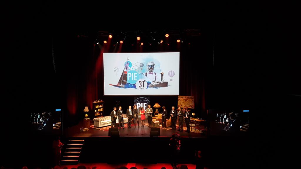 Ingrid_BERTHE's tweet photo. Bravo aux 4 lauréats🏆 #PIE2018 100% #paysdelaloire 
- Salines de Guérande 
- Ocea Construction navale 
- @GroupeACTUAL 
- Aplix 

Et 👍 @MstreamProd aux manettes ! https://t.co/yb1gOZ3vez