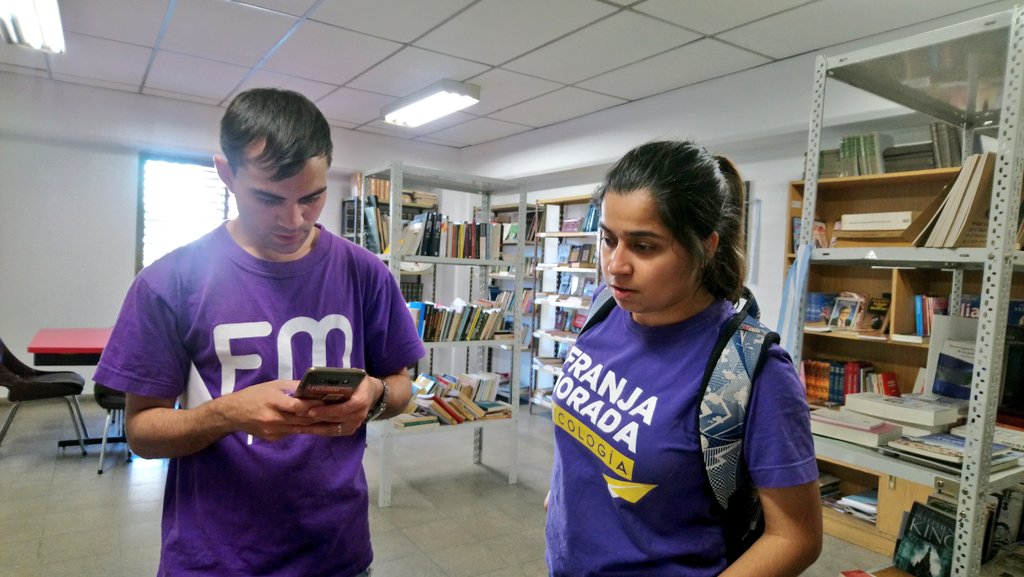 UcrVictor's tweet photo. El saber no ocupa lugar, Juventud de Franja Morada día a día sumando conocimientos @Yamiaylen95 y @MatiasBasso94 https://t.co/lDa9KMIFML