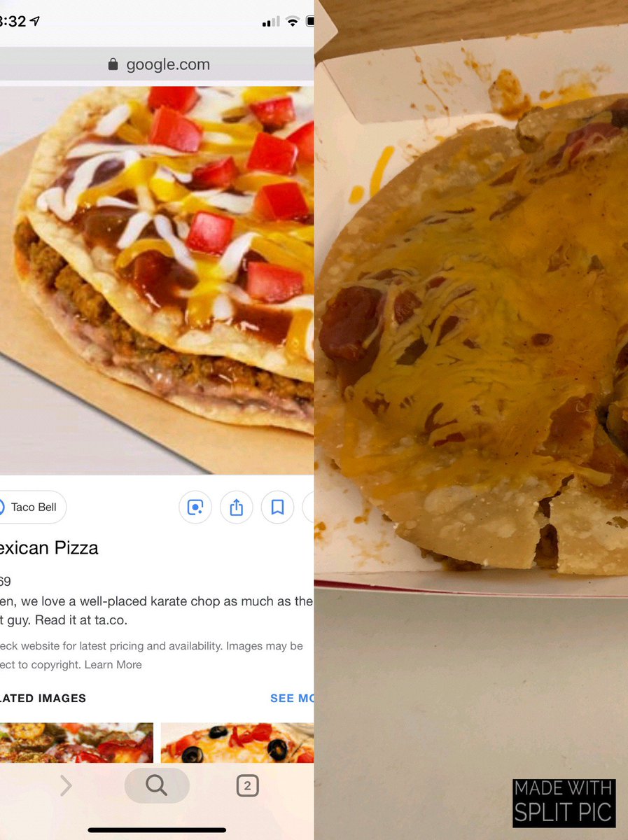 kblkmon's tweet photo. Really Taco Bell👀👀👀 #tacobell #mexicanpizza #epicfail #Harlem125th https://t.co/RFC9TH2afX