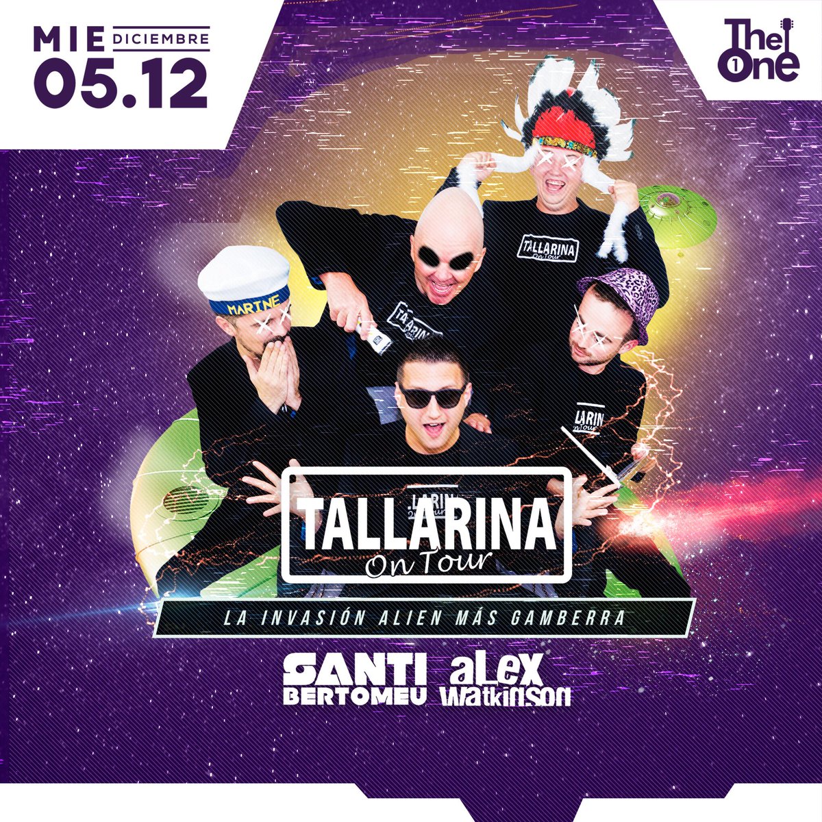 EL MIÉRCOLES SE SALE!
Q ganas de puentazooo <a href="/SalaTheOne/">Sala The One</a> + <a href="/TallarinaOnTour/">TallarinaOnTour</a> = Plan perfecto!! #Invaders #SantVicent #UA #Alicante