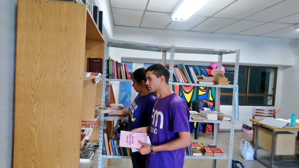 UcrVictor's tweet photo. El saber no ocupa lugar, Juventud de Franja Morada día a día sumando conocimientos @Yamiaylen95 y @MatiasBasso94 https://t.co/lDa9KMIFML