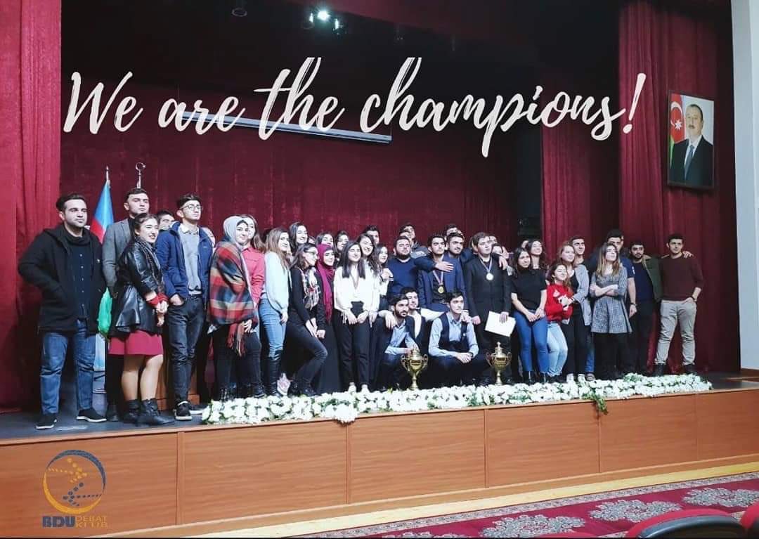 TgtBdu's tweet photo. BDU Debat Klubu hər iki bölmə üzrə Çempion oldu. 
https://t.co/iHZ8irTmiV                                           #BDUTGT #TGT #BDU #BDU100 #BDUDEBAT #activeyouth #ictimaiyyetleelaqeler https://t.co/jpsxQPwBLb
