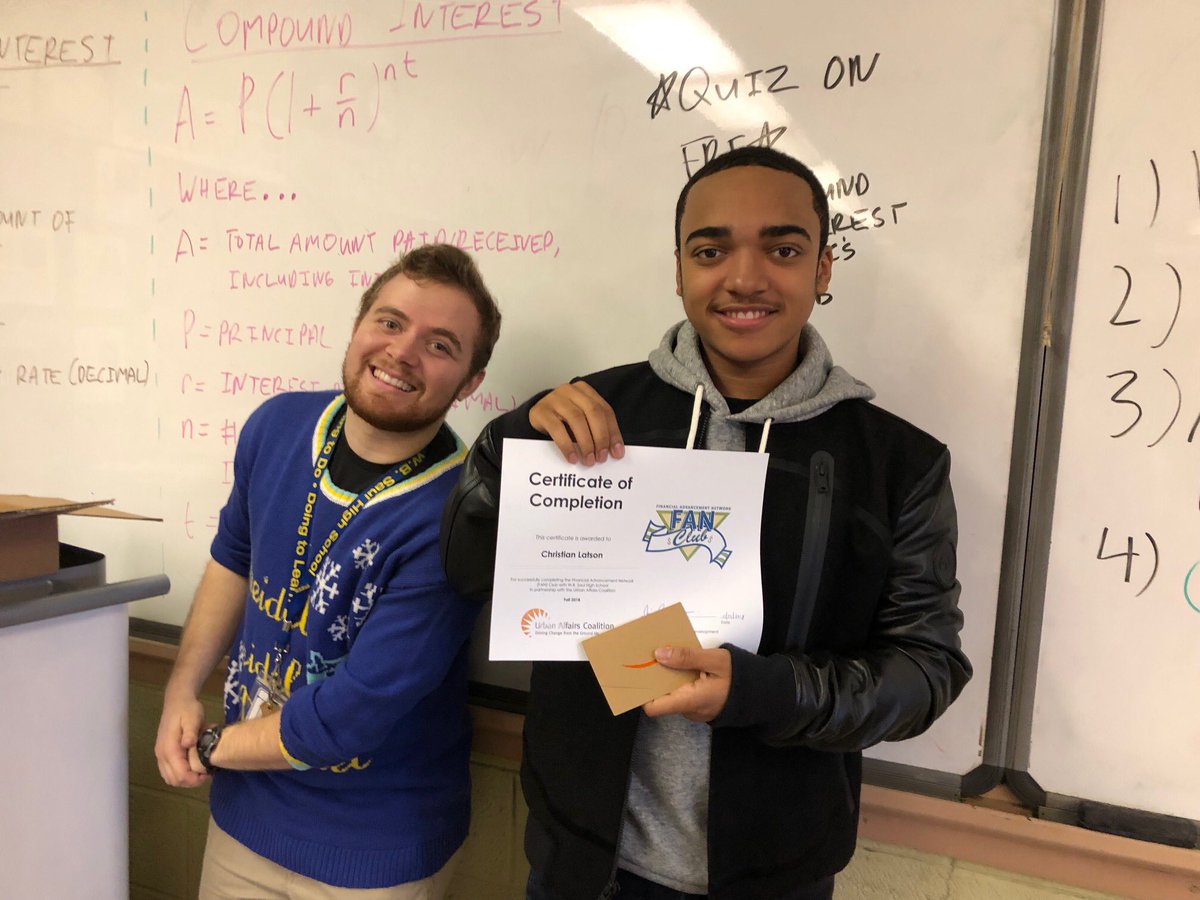 CEDphilly's tweet photo. We love financial literacy ๐๐๐
FAN Club Facilitator Erin Ellis of @InsidePFCU just completed another series of finanicial education with Saul High School & they couldnโt be more excited! #FinEdMatters https://t.co/wn8jR2OK3s