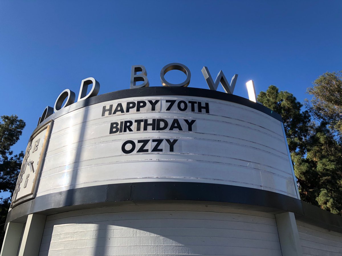 OzzyOsbourne's tweet photo. Thanks everyone for the birthday wishes! https://t.co/DC32HzyBLF