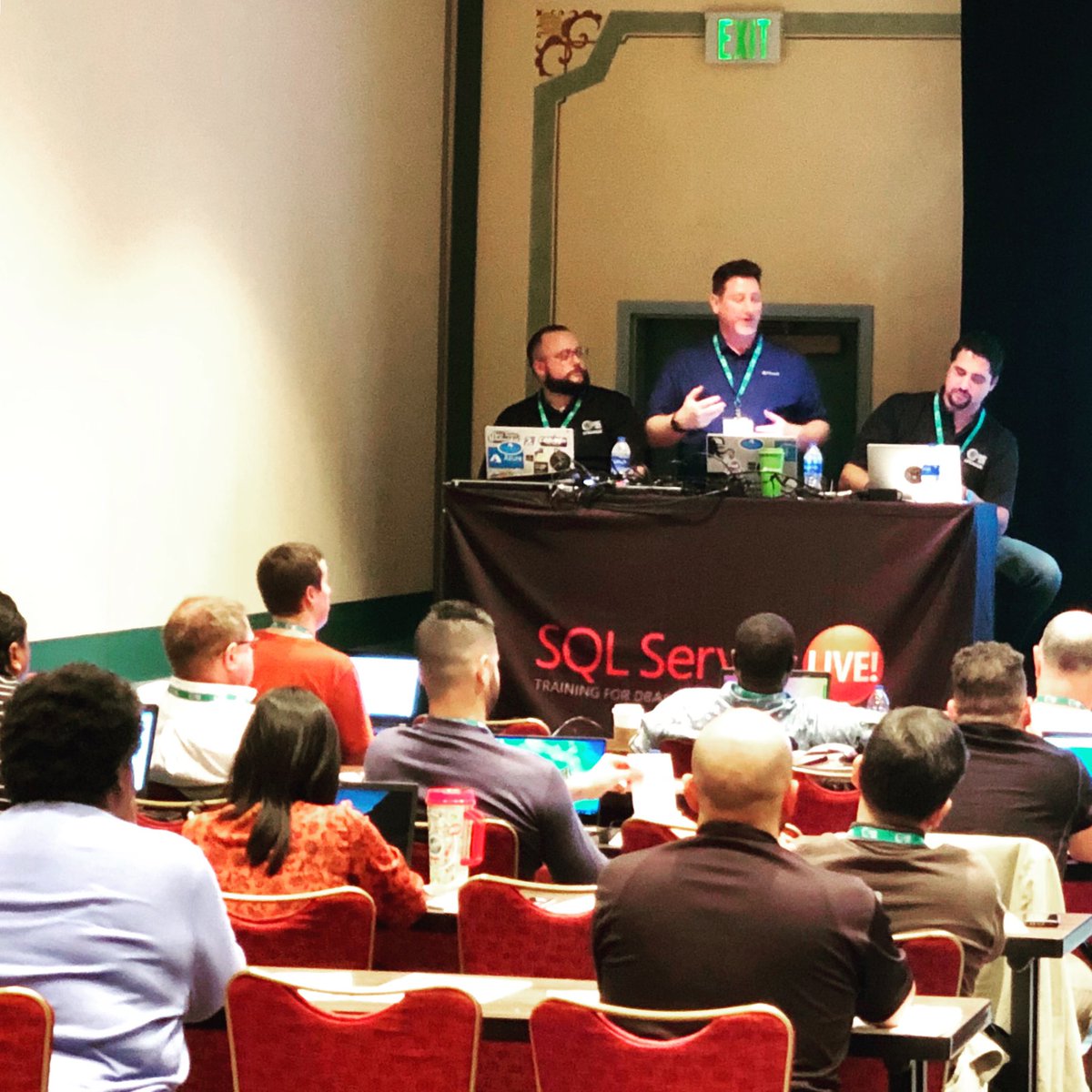 Live360events's tweet photo. SQL Server Live! At #Live360 Workshop presented by Bradley Ball @SQLBalls Josh Luedeman @joshluedeman, and Jorge Segarra @SQLChicken on How Data Science Makes Your Data Warehouse Relevant #SQLLive #ITPros #trainingconference #HeartsForJinDay https://t.co/6SDgp1KRXE