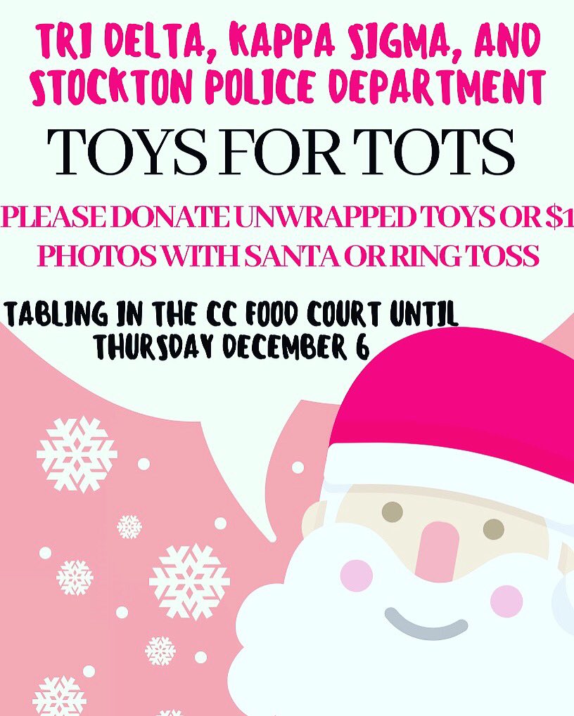 TriDeltaSU's tweet image. 🎁please donate unwrapped toys or pay $1 to take a photo with Santa or do ring toss🎁