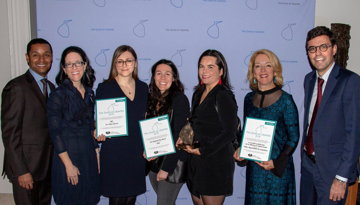 PATessier's tweet photo. Très inspiré par les 4 finalistes du Prix Droits et Libertés hier soir. Un grand bravo au projet Porte-Voix grand gagnant du #PDL2018 et du Coup de Cœur du public https://t.co/wQxw6XKz8S