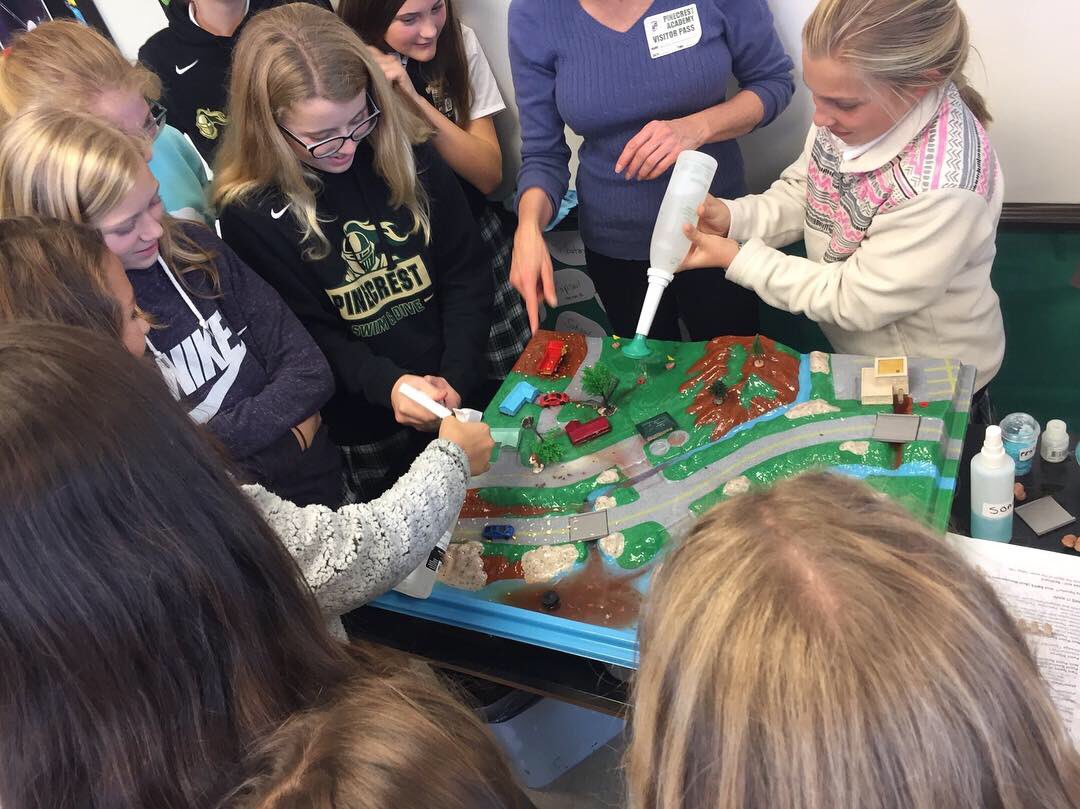 kfcbinc's tweet image. Pinecrest Academy 6th grade science classes learn about water pollution and prevention via the hands-on EnviroScape #pollution #prevention #scienceclasses