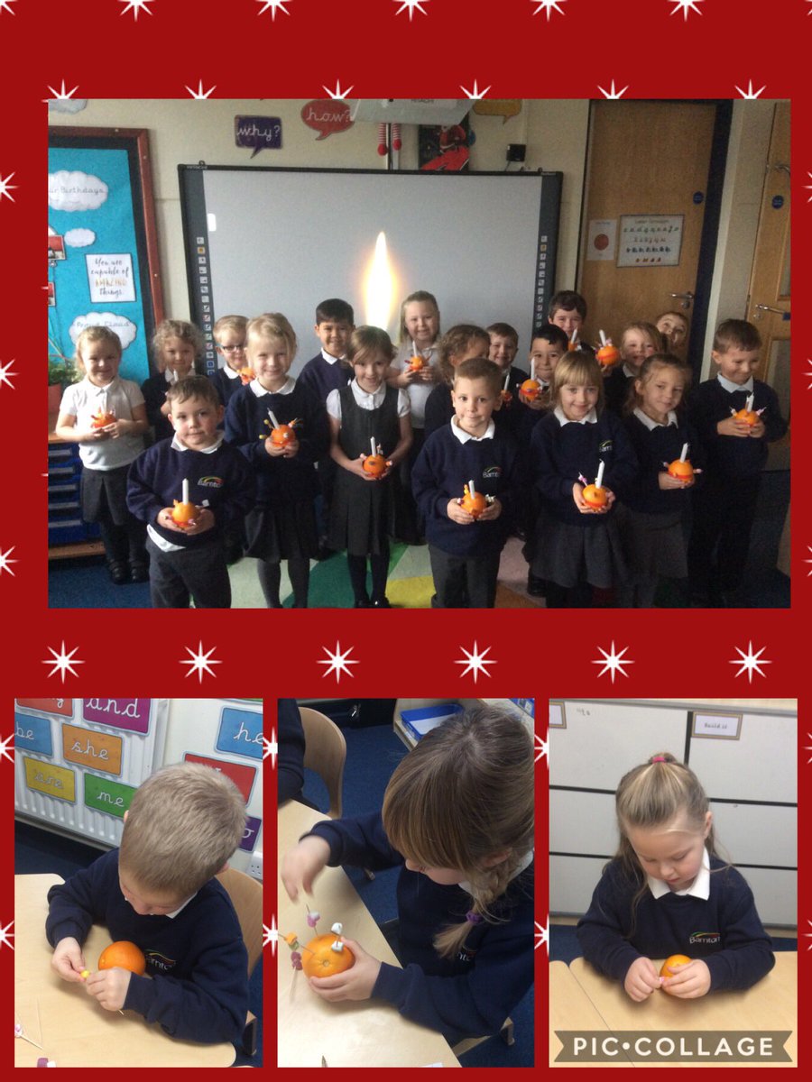 BarntonMrsCu's tweet photo. Reception enjoyed making their Christingle and joining in the school assembly ⁦@BarntonMissCo⁩ ⁦@BarntonMrsL⁩ https://t.co/afemyK7Tyl