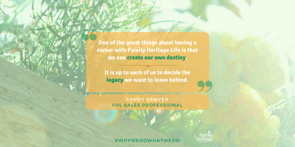 FHL_Careers's tweet photo. A career with Family Heritage Life means being able to create your own destiny and having the ability to decide the legacy you want to leave behind. #WhyWeDoWhatWeDo https://t.co/HcUeMJq0nZ