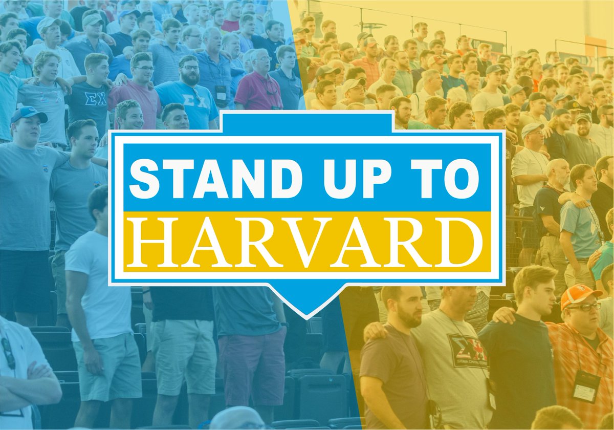 Today, Sigma Chi joined with other fraternities, sororities and students to file lawsuits challenging Harvard University's policy that punishes students for belonging to private, single-sex organizations. Take a stand with us at standuptoharvard.org #standuptoharvard