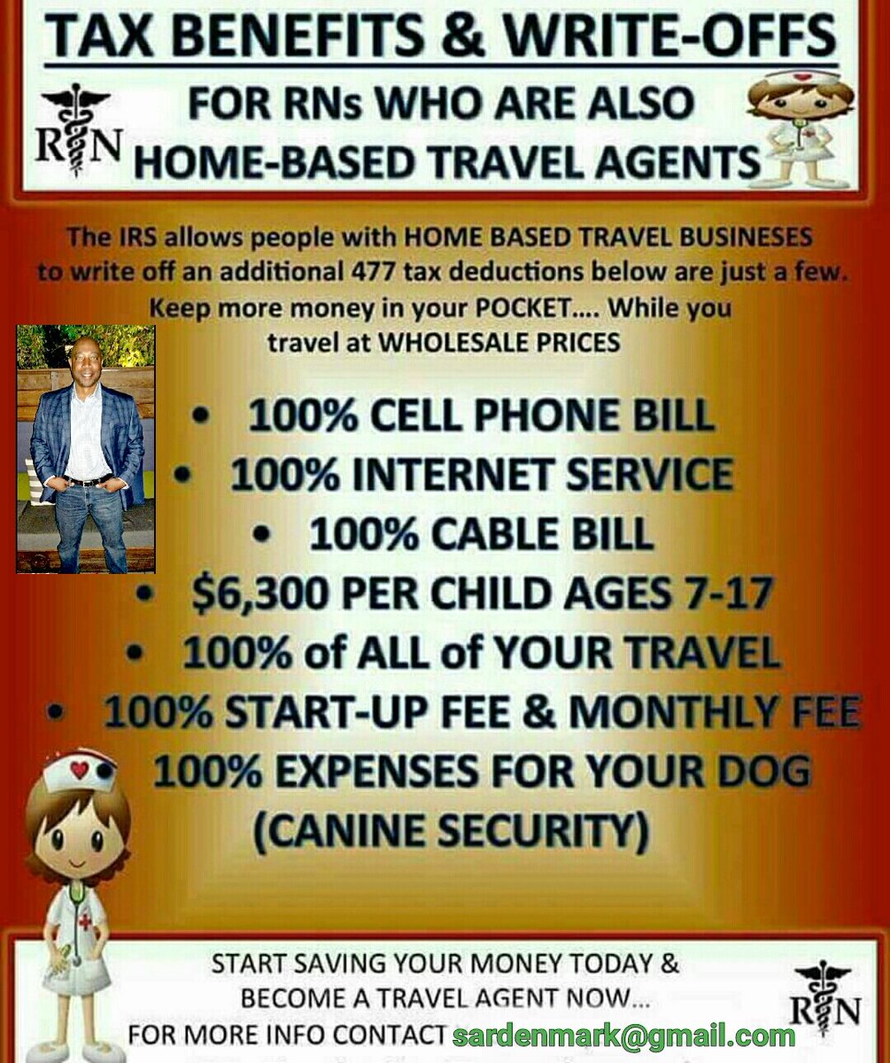 Mark Sarden On Twitter: "Do You Need Some Tax Deductions Before The End Of  The Year? Become A Home-Based Evolution Travel Agent Today Before The Year  Ends. 👇Https://T.co/Mbkz28Rekz Https://T.co/Xc3Rc96Y56" / Twitter
